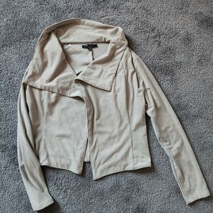 Romeo & Juliet gray faux leather jacket